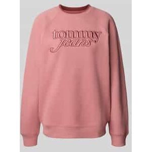 Oversized sweatshirt van katoenmix