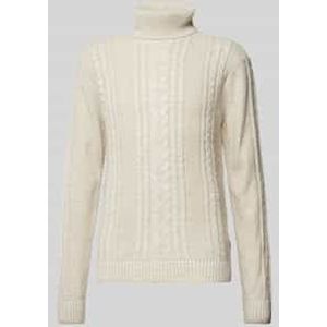 Gebreide pullover met kabelpatroon