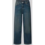 Tapered fit jeans in used-look, model 'GROVER'