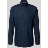 OLYMP - Luxor - Overhemd - Kobaltblauw - Modern Fit