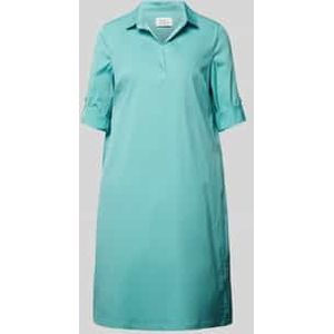 Vera Mont - Jurk - Blauw - Blousejurken