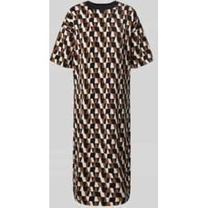 Gebreide jurk met ronde hals