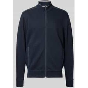 Sweatjack met opstaande kraag