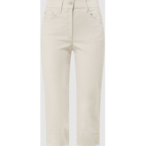 Straight fit capri-jeans met stretch, model 'Greta'