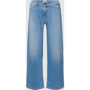 Jeans met labelpatch, model 'CHRISTIE'