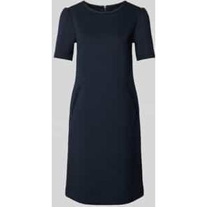 Marc Cain - Knielange Jurk - Effen - Met Steekzakken