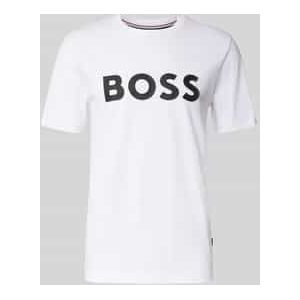 BOSS - T-shirt - Korte Mouwen - Regular Fit - Rondhals - Groen - Katoen