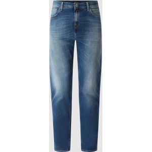 Relaxed tapered fit jeans met stretch, model 'Sandot'