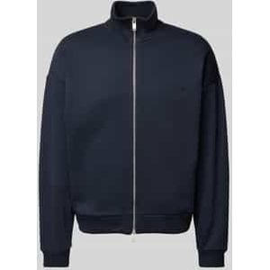 Sweatjack met motiefstitching, model 'MAKKANO'