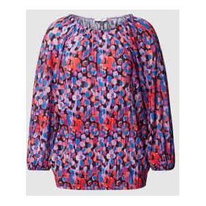 Blouseshirt met all-over motief