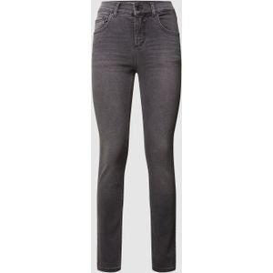 Skinny fit jeans met labelpatch