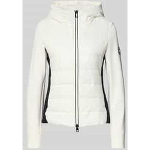 Slim fit gewatteerd jack met capuchon