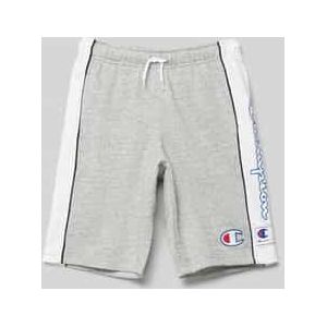 Regular fit bermuda met labelprint