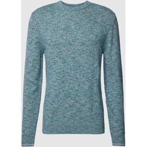 Gebreide pullover in gemêleerde look