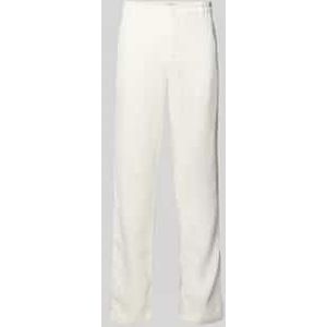 Regular fit linnen broek met steekzakken, model 'Pandrup'