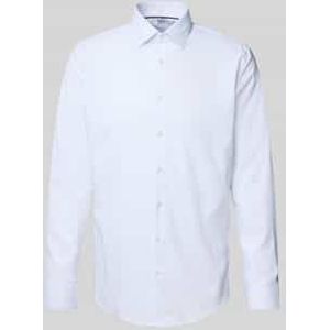 Slim fit zakelijk overhemd met stretch