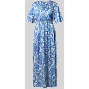 Maxi-jurk met V-hals, model 'Farinela'