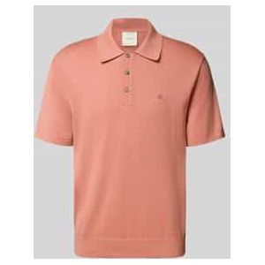 Regular fit poloshirt met logostitching, model 'SUPIMA'