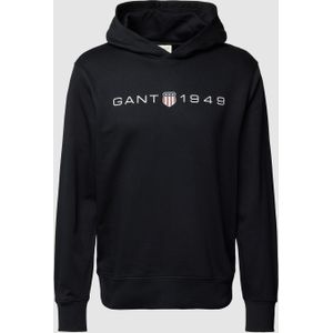 Hoodie met labelprint