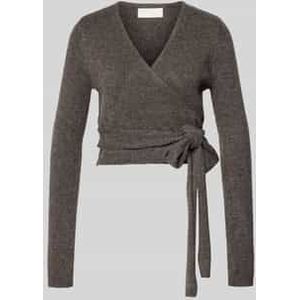 Regular fit cardigan met wol, model 'Julienne'