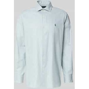 Regular fit zakelijk overhemd met kentkraag