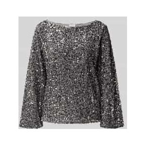 Blouseshirt met pailletten, model 'FAITH'
