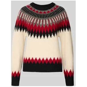 Gebreide pullover van een mix van wol en kasjmier