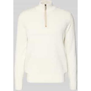 Gebreide pullover met opstaande kraag