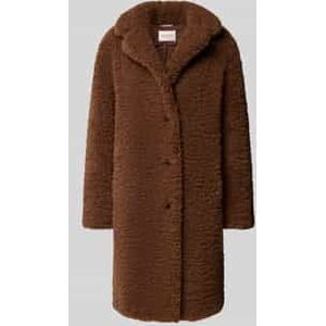 Marc O'Polo - Lange Jas - Effen - Teddybont - Relaxed Fit - Reverskraag