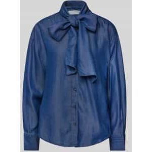 Selected Femme - SLFJanna LS - Chambray Blouse - Blauw - Dames