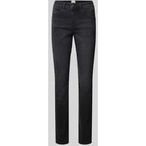 Brax Dames  Style SHAKIRA USED DARK GREY, denim donkergrijs, maat 34
