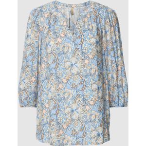 Blouse met all-over motief, model 'Kraka'