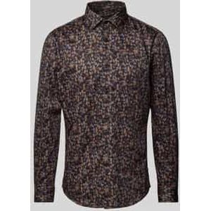 Regular fit vrijetijdsoverhemd met kentkraag, model 'Trostol'