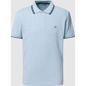 Poloshirt met structuurpatroon