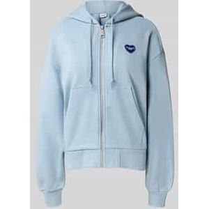 Sweatjack met labelstitching