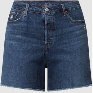 PLUS SIZE korte high rise jeans met stretch, model '501'