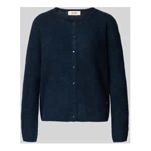Mos Mosh - Mmalmine Knit Cardigan - Zacht Gebreid Vest - Blauw