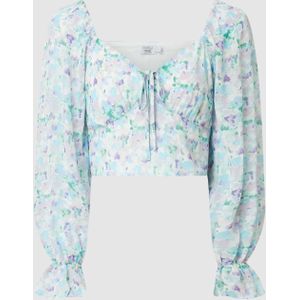 PAMELA X NA-KD REBORN kort shirt van chiffon