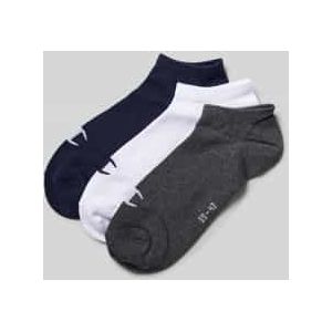 Sneakersokken met labelprint in een set van 3 paar