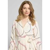 TOMMY HILFIGER - Jurk - Navy - Korte Lengte - Getailleerd - Lange Mouw