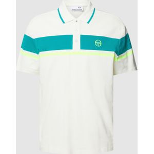 Poloshirt met contraststrepen, model 'DAMARINDO'