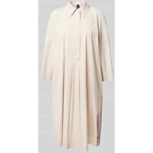 Knielange overhemdjurk met 3/4-mouwen