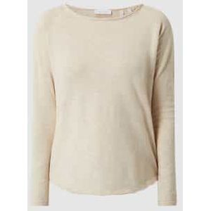 Shirt met lange mouwen van biologisch katoen