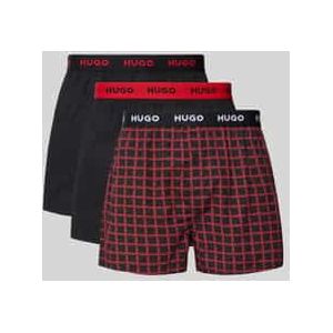HUGO - Woven Boxers - Katoen - Trio van Boxershorts