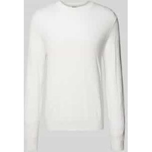 Gebreide pullover met ronde hals