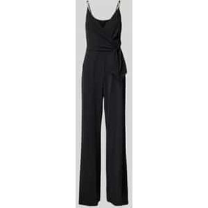 Jumpsuit met kralen en knoopdetail