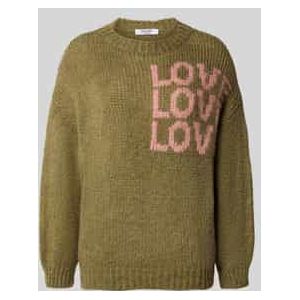 Relaxed fit pullover met viscose, model 'Dela'