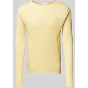 Gebreide pullover met ronde hals, model 'Rome'