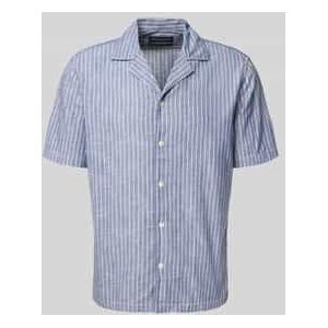 Marc O’Polo - Vrijetijdsoverhemd - Gestreept - Regular Fit - Katoen