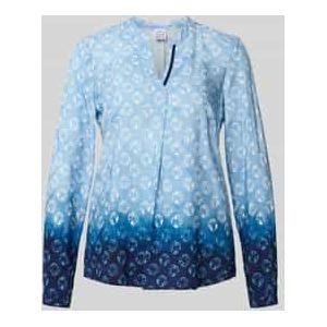 Slim fit blouse met tuniekkraag